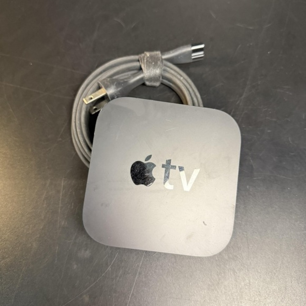 Apple TV 3rd Generation A1469 Black Plastic Media Streamer with Power Cable